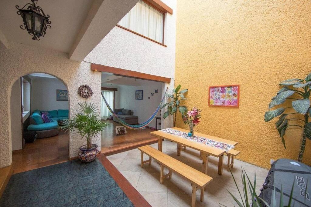 Villa Casa Ayvar. Espectacular Villa Colonial En El Corazon De Coyoacan. Mexikóváros Kültér fotó